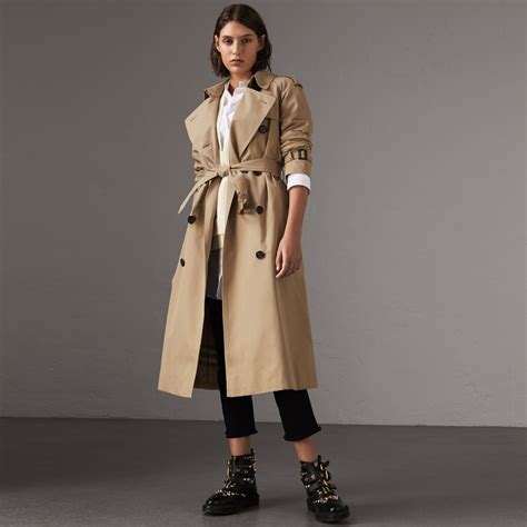 cintage extra long burberry|Burberry shell trench coat.